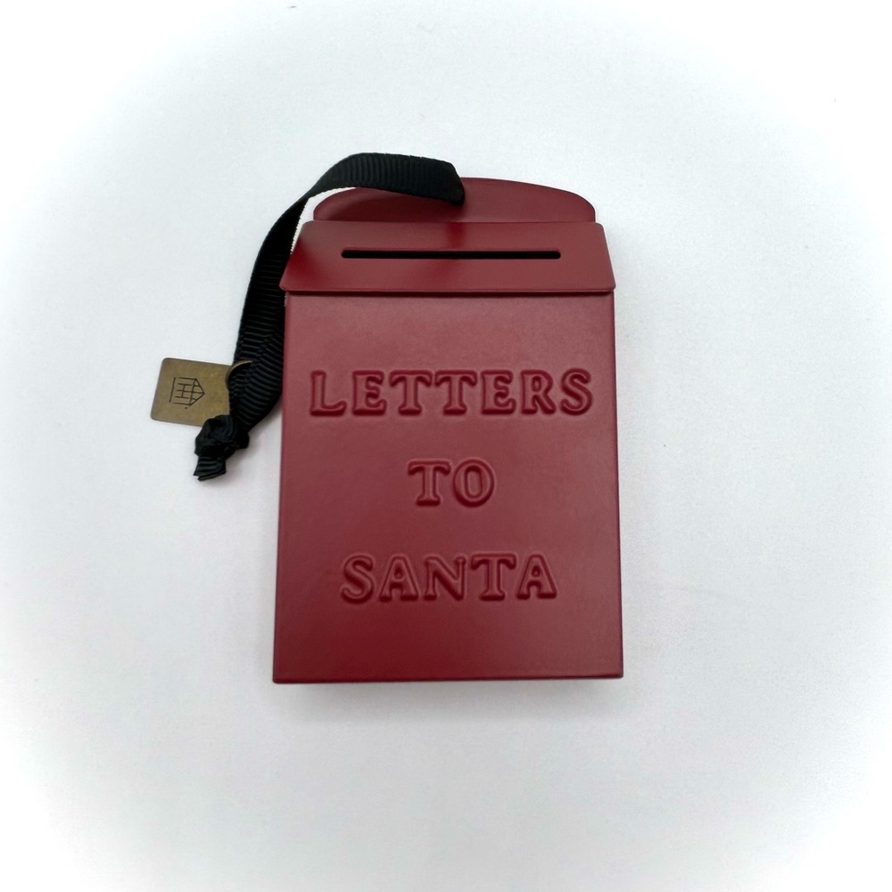 Hearth & Hand Red Letters to Santa Mailbox Ornament